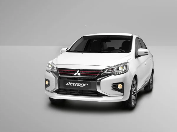 Công nghệ trên Mitsubishi Attrage - Tiện nghi, hiệu suất, tin cậy năm 2023 3 Mitsubishi Attrage thế hệ mới có thân xe khỏe khoắn, cứng cáp