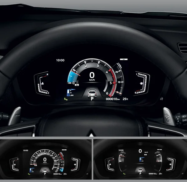 Công nghệ trên xe Pajero Sport 2023- Hiện đại và tiện nghi 4 Pajero Sport sở hữu màn hình LCD màu 8 inch