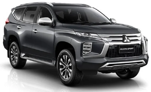Ngoại thất xe Mitsubishi Pajero Sport 2023 thể hiện sự cứng cáp và mạnh mẽ