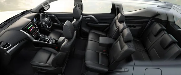 Pajero Sport 2023 - Nội thất sang trọng, ngoại thất mạnh mẽ 2 Nội thất của Mitsubishi Pajero Sport 2023 được cải tiến để mang lại không gian rộng rãi