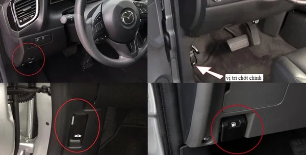 Hướng dẫn sử dụng xe Pajero Sport 2023 - Khám phá sức mạnh 3 Xác định vị trí nắp bình xăng