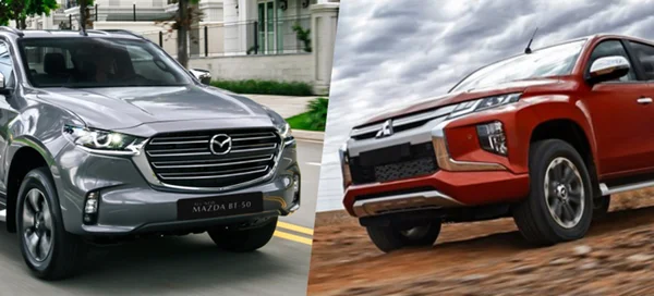 So sánh mazda BT50 và Mitsubishi Triton: Mẫu nào dành cho bạn 1 Mazda BT-50 và Mitsubishi Triton đều đến từ 2 hãng xe nổi tiếng có xuất xứ tại Nhật Bản