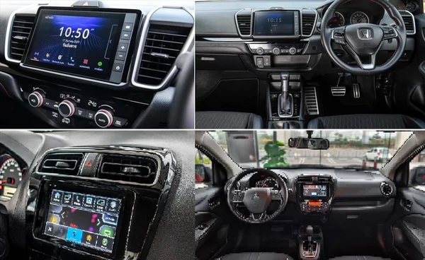 So sánh mitsubishi attrage 2023 và honda city: Sự khác biệt 3 So sánh mitsubishi attrage và honda city cho thấy phần nội thất của cả 2 đều có điểm mạnh riêng