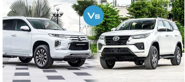 So sánh Mitsubishi Pajero Sport 2024 và Toyota Fortuner chi tiết 1 Pajero Sport và Toyota Fortuner là 2 dòng xe trình làng cùng một thời điểm và là đối thủ cạnh tranh với nhau