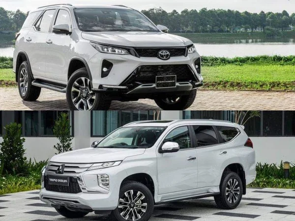 So sánh Mitsubishi Pajero Sport 2024 và Toyota Fortuner chi tiết 2 So sánh Mitsubishi Pajero Sport và Toyota Fortuner cho thấy cả hai đều có thiết kế ngoại thất mạnh mẽ, hầm hố