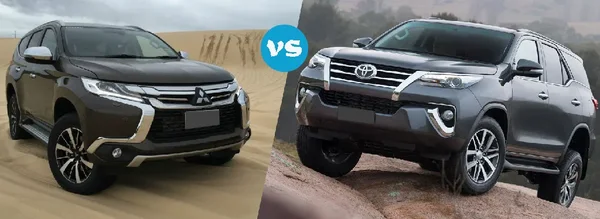 Pajero Sport được sở hữu động cơ có dung tích lớn hơn so với Toyota Fortuner
