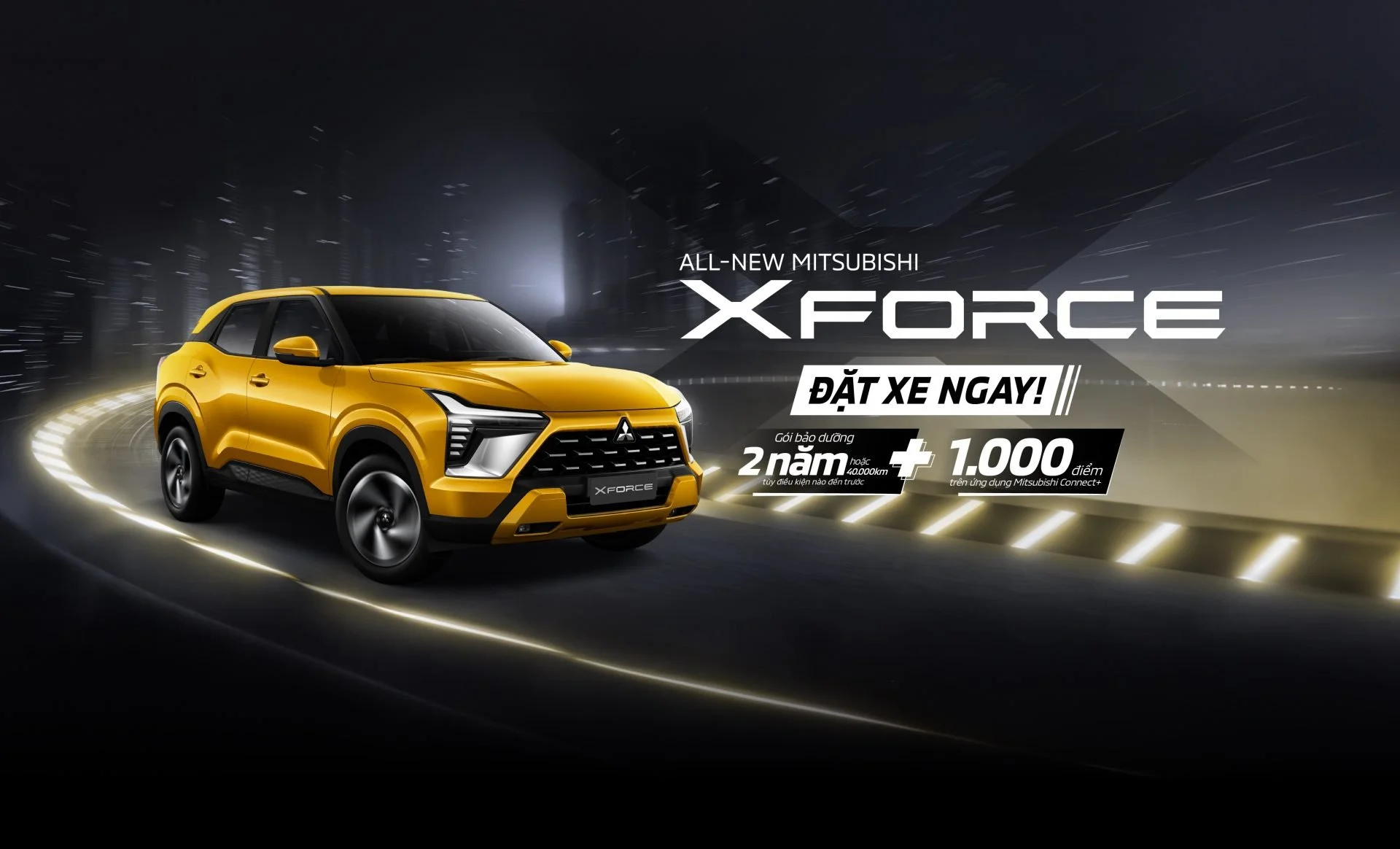 Mitsubishi Xforce những điều cần biết về mẫu SUV mới ra mắt trong năm 2024 1 Mitsubishi Xforce 2024 kích thước lớn bề thế phù hợp cho xe gia đình và hành trình dài
