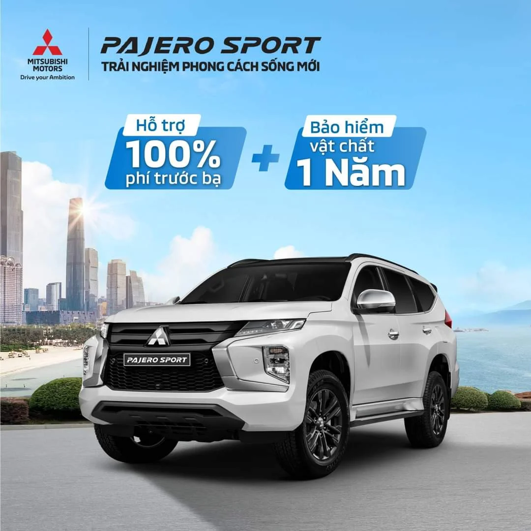bảng giá chương trình khuyến mãi tốt nhất xe mitsubishi pajero sport trong thàng 11