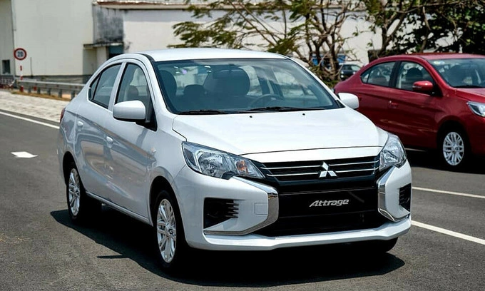 Bảng giá Mitsubishi Attrage 2024 tháng 7 11 Các trang bị an toàn trên Attrage cũng khá cơ bản