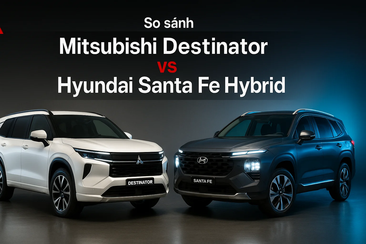 Destinator hay Santa Fe Hybrid: C-SUV xăng turbo hay hybrid tiết kiệm?