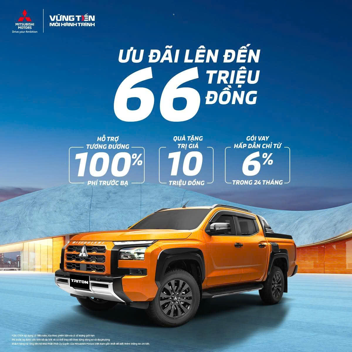 Giá xe Mitsubishi Triton lăn bánh khuyến mãi Tháng 9/25 4 Khuyến mãi Tháng 9/25