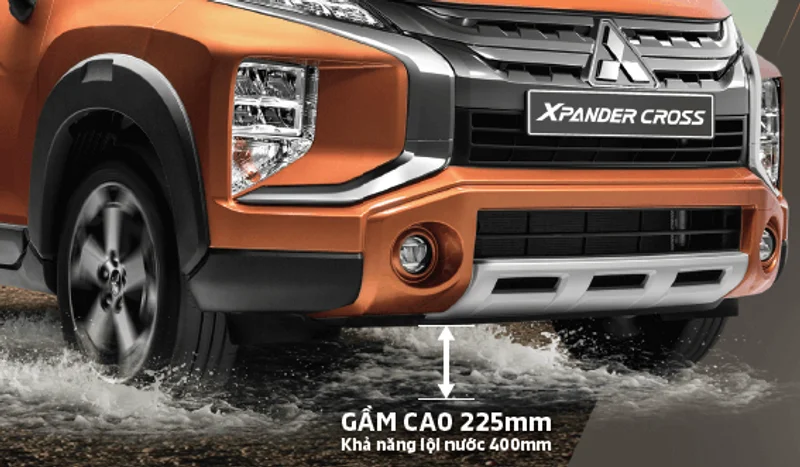 Mitsubishi Xpander Cross 2025: Những Nâng Cấp Đáng Mong Đợi 5 Mitsubishi Xpander Cross 2025 khẳng định khả năng vận hành linh hoạt vượt trội với khoảng sáng gầm cao 225mm.