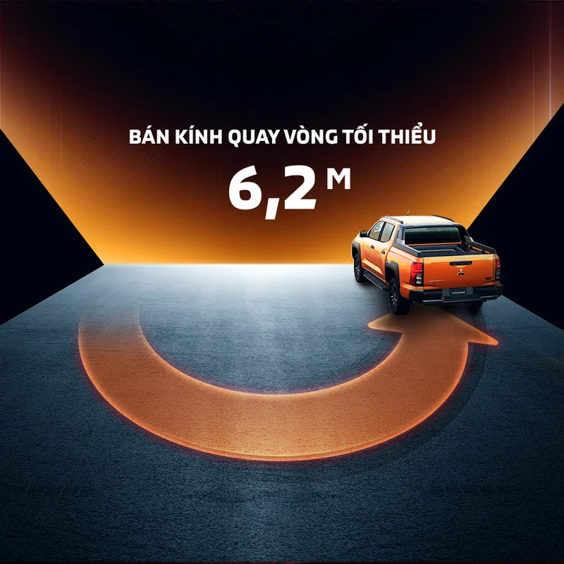 Giúp xe vận hành linh hoạt và dễ dàng quay đầu trong những cung đường hẹp