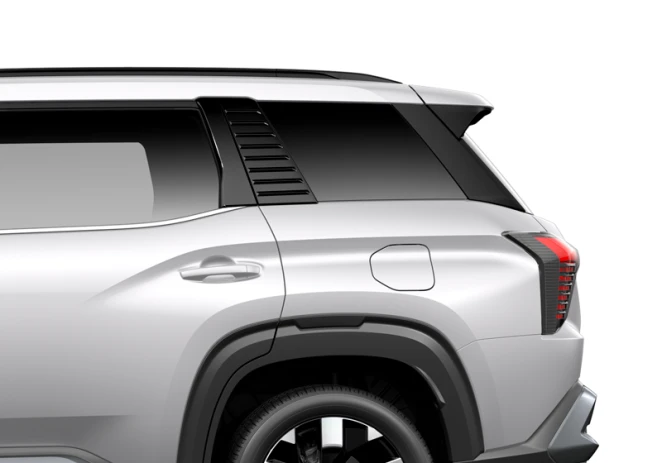 Đuôi xe Mitsubishi Destinator 2025 thiết kế mạnh mẽ