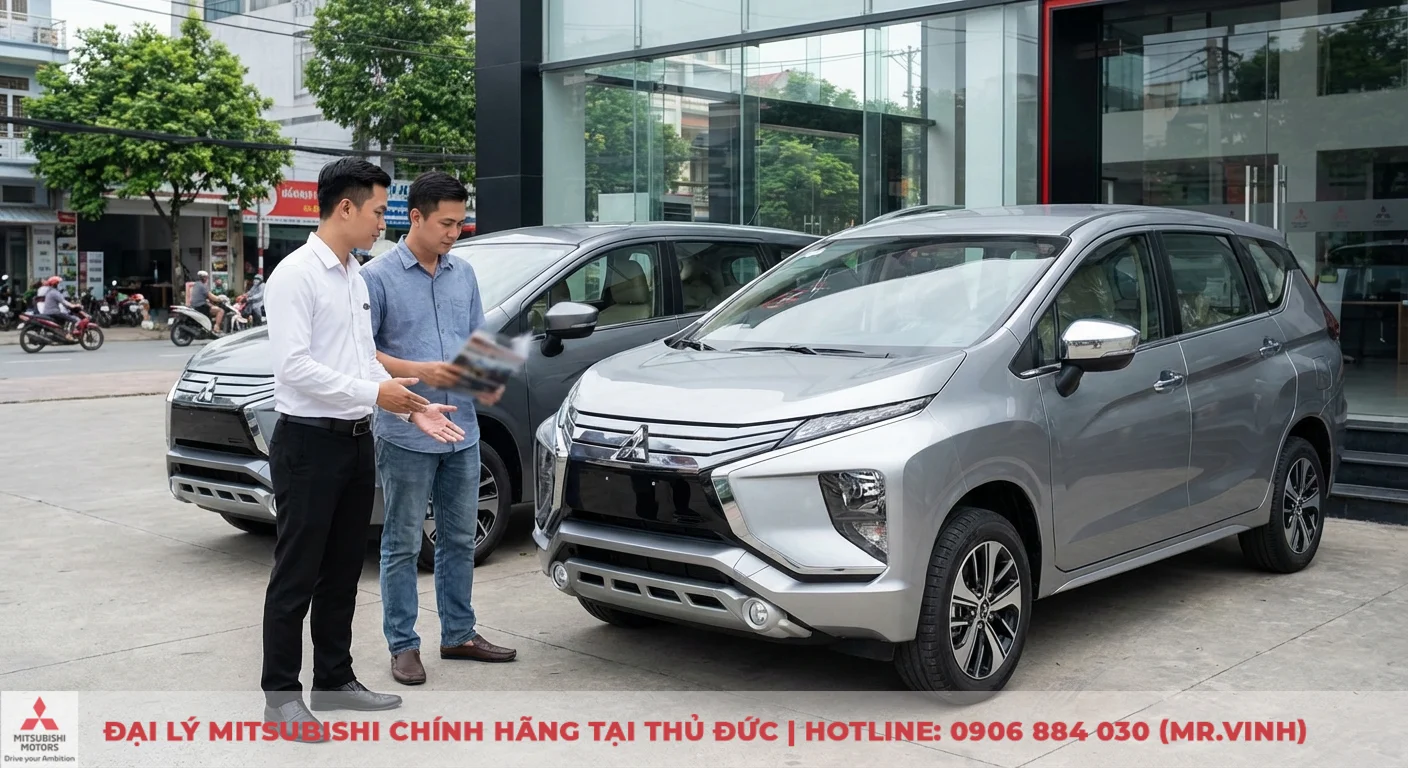 Có nên mua Xpander 2026: Đánh giá ưu nhược điểm và chi phí 4 Khách hàng nhận tư vấn so sánh các mẫu xe Mitsubishi Xpander, giúp đưa ra lời khuyên mua sắm tối ưu