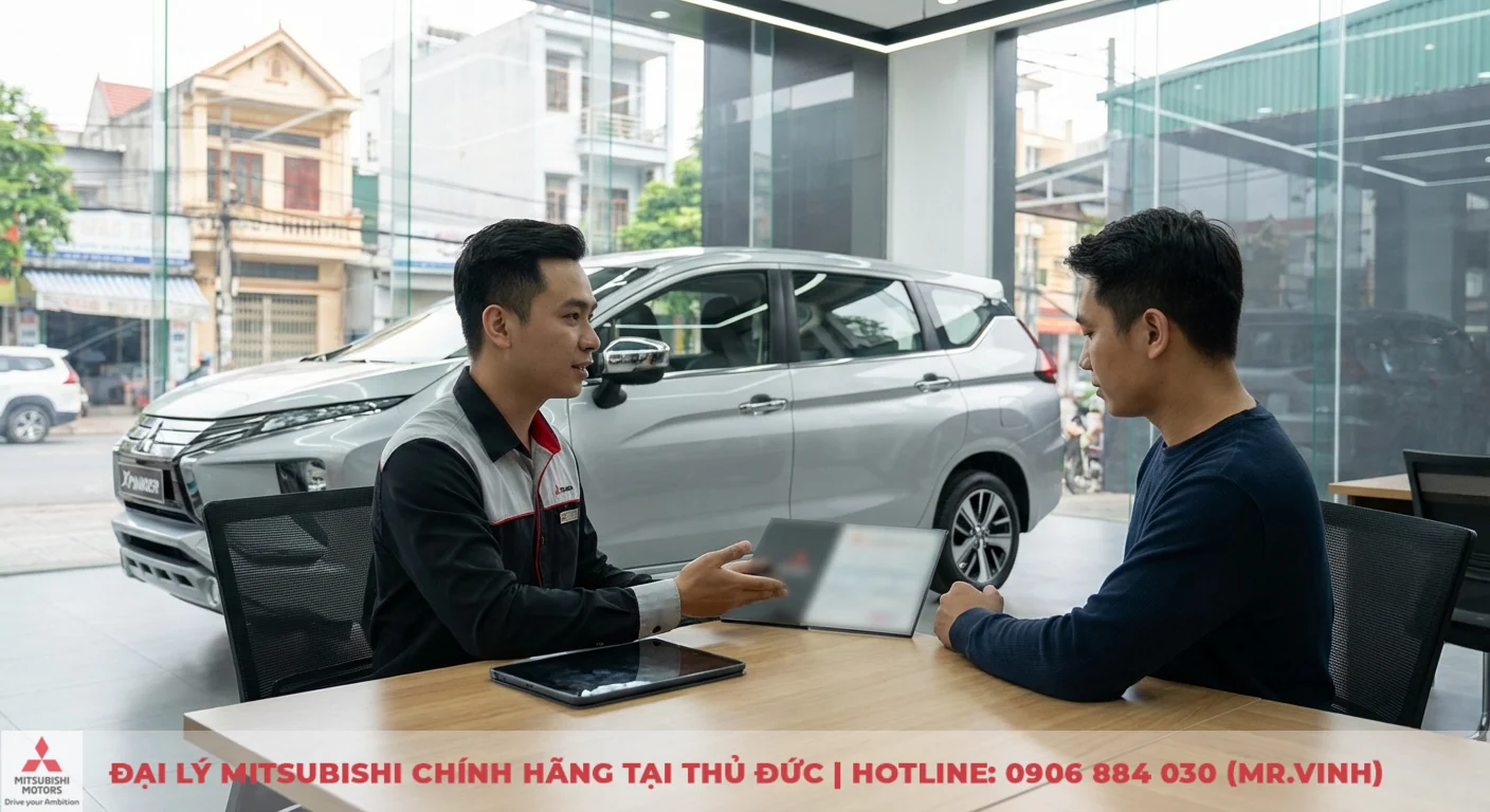 Đại lý Xpander 2026 TP.HCM: Báo giá, lái thử & ưu đãi sớm nhất 6 Chuyên viên Mitsubishi Saigon 3S tư vấn thông tin chi tiết và báo giá Xpander 2026 cho khách hàng tại đại lý TP.HCM