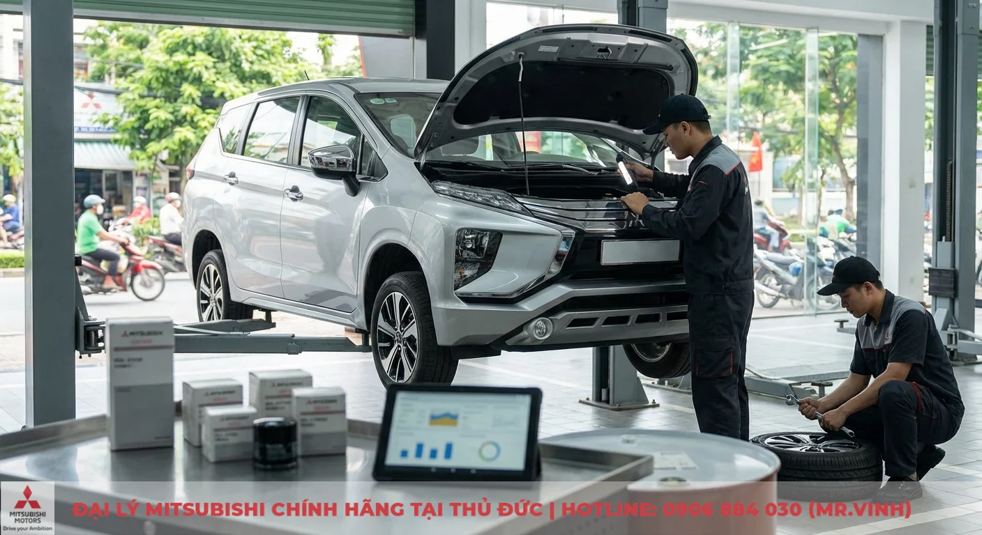 Giá lăn bánh Mitsubishi Xpander 2026 – cập nhật ưu đãi TP.HCM 6 Mitsubishi Xpander được bảo dưỡng định kỳ bởi kỹ thuật viên, sử dụng phụ tùng chính hãng, đảm bảo chi phí vận hành tối ưu