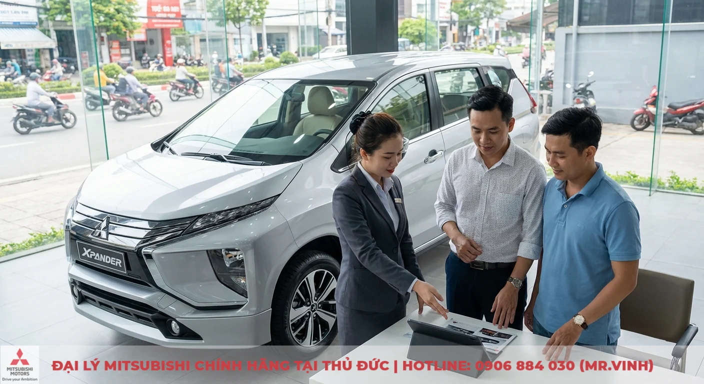 Giá Mitsubishi Xpander 2026 dự kiến: Thông số và ngày ra mắt 5 Khách hàng cập nhật thông tin và tư vấn chuyên sâu về Xpander 2026 tại showroom Mitsubishi Saigon 3S