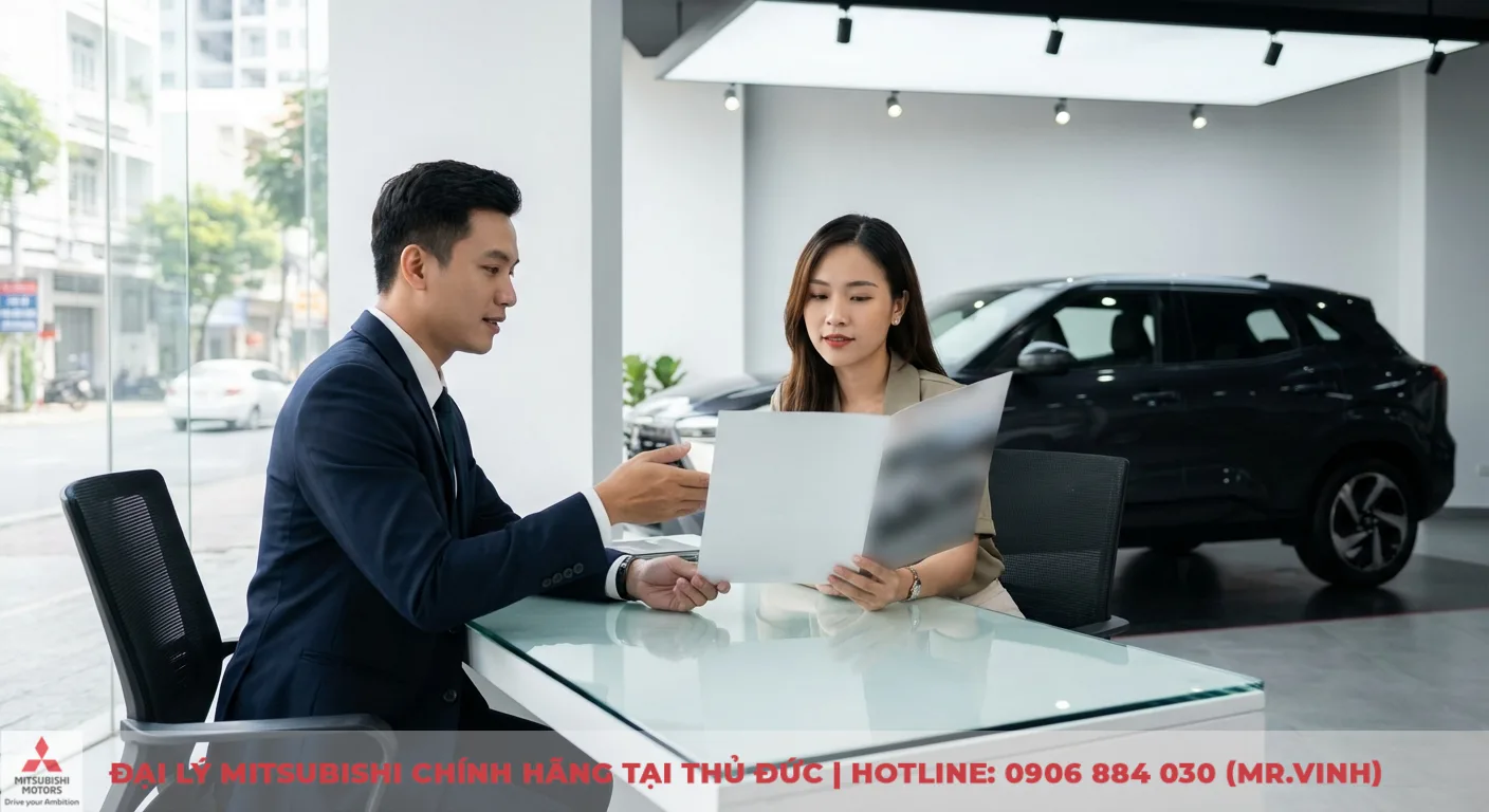 Mitsubishi Xforce 2026: Hình ảnh, video & nội thất mới nhất 4 Tư vấn viên giới thiệu mẫu Mitsubishi Xforce 2026 cho khách hàng, chuẩn bị cơ hội sở hữu sớm tại TP.HCM