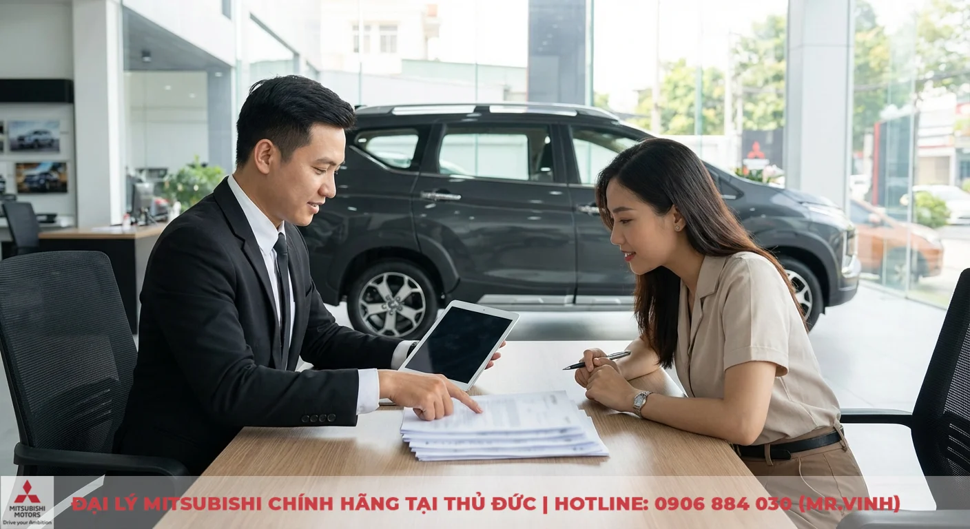 Chương trình Mitsubishi Xpander Cross 2026: Khuyến mãi, ưu đãi, quà tặng 2 Người bán hàng tư vấn chính sách trả góp và chi phí lăn bánh Xpander Cross 2026 tại TP.HCM cho khách hàng