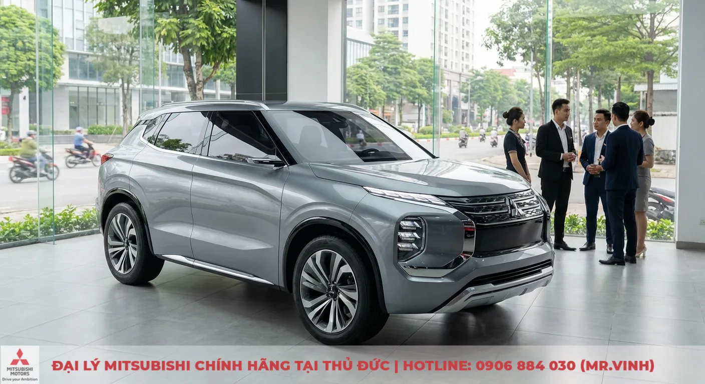 So sánh phiên bản Xforce 2026: Khác biệt trang bị, an toàn và tiện nghi 1 Mitsubishi Xforce 2026 SUV màu xám với thiết kế Dynamic Shield hiện đại, đèn LED sắc sảo và mâm xe hợp kim cỡ lớn