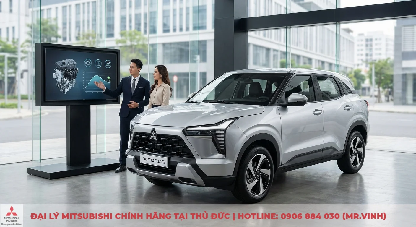 Tiêu hao nhiên liệu Xforce 2026: Mức bao nhiêu? Đi phố & đường trường 2 Mitsubishi Xforce 2026 được chuyên viên phân tích công nghệ động cơ và khả năng tiết kiệm nhiên liệu