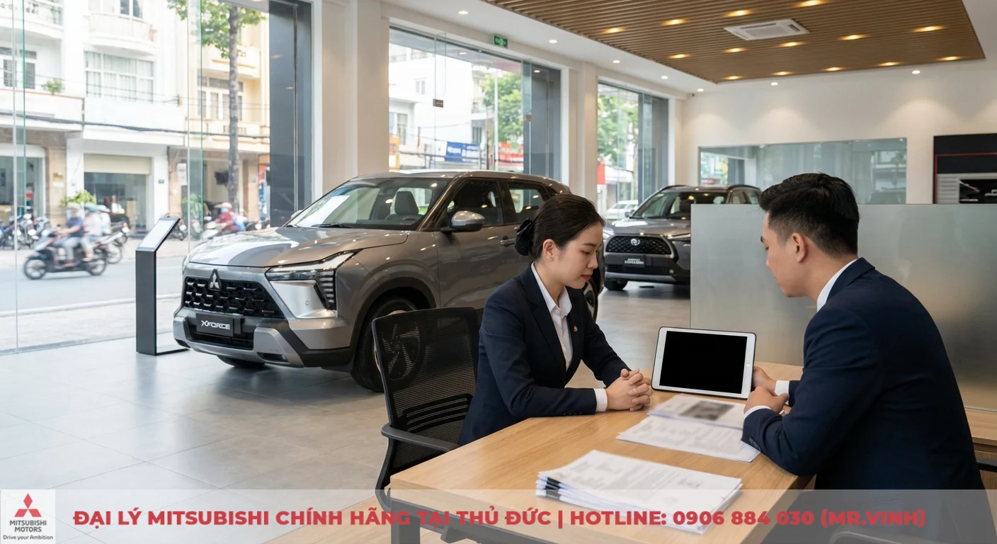 So sánh Xforce 2026 và Corolla Cross: Giá lăn bánh, trang bị, an toàn 6 Tư vấn giá bán và chi phí lăn bánh Mitsubishi Xforce, Toyota Corolla Cross tại đại lý TP.HCM/Thủ Đức