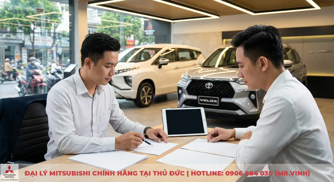 Xpander 2026 hay Veloz Cross? So sánh chi tiết từng khía cạnh 3 Thảo luận chi phí sở hữu và lăn bánh Xpander 2026 và Veloz Cross với giấy tờ tại đại lý