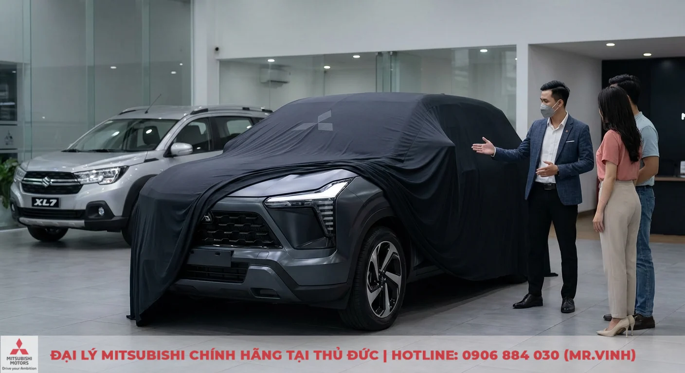 So sánh Xpander 2026 và XL7: Chọn xe nào cho gia đình? 2 Thiết kế ngoại thất Mitsubishi Xpander 2026 lột xác với đèn LED hiện đại, lưới tản nhiệt lớn, bên cạnh Suzuki XL7 thể thao