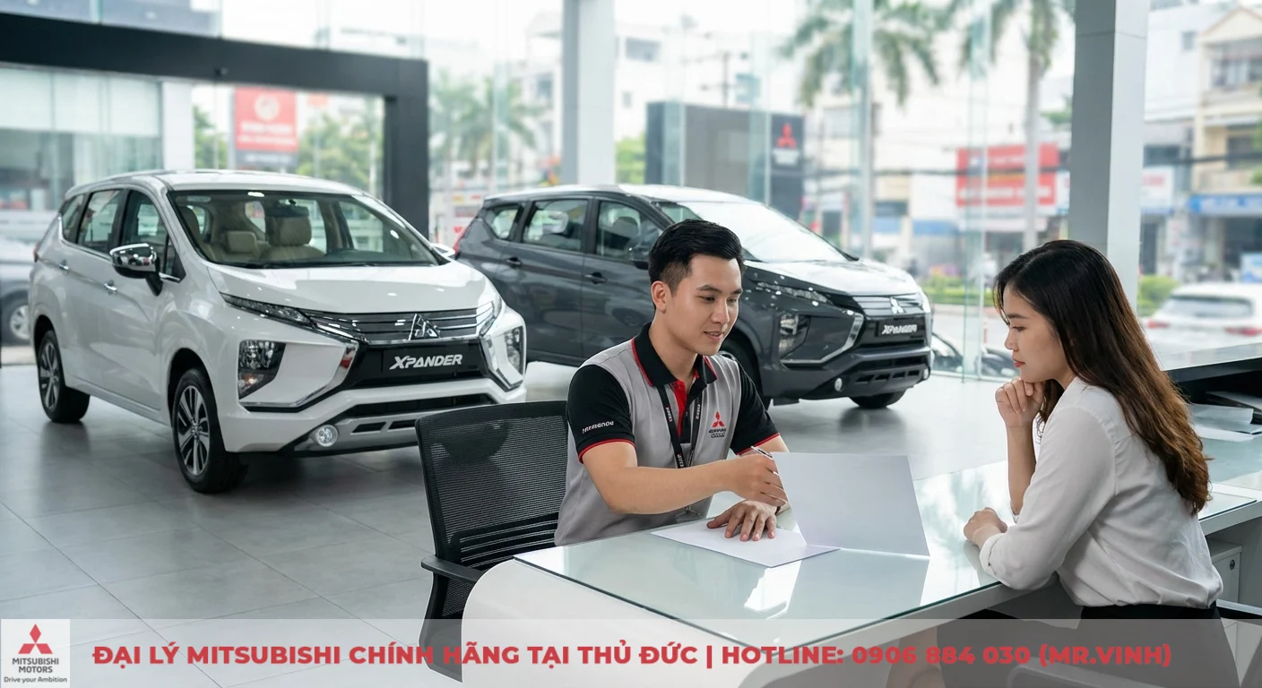 So sánh Xpander 2026 và XL7: Chọn xe nào cho gia đình? 8 Tư vấn viên Mitsubishi Saigon 3S hỗ trợ khách hàng tìm hiểu và đưa ra quyết định mua xe Xpander thông minh