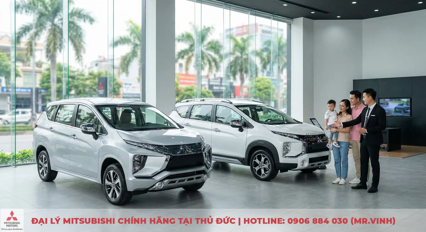 So sánh Xpander Cross 2026 và Xpander 2026: Lựa chọn nào phù hợp? 4 Gia đình Việt được tư vấn chọn mua giữa Xpander 2026 và Xpander Cross 2026 phù hợp tại showroom