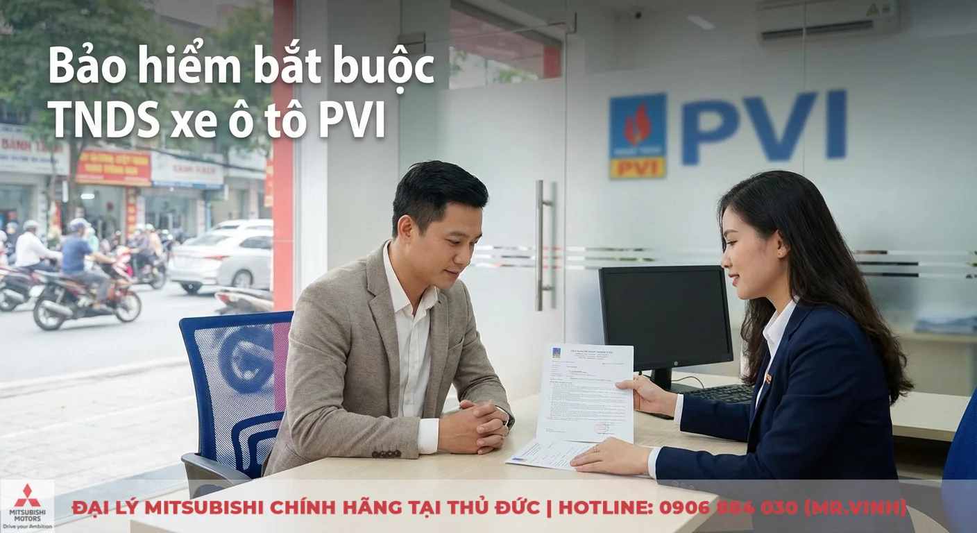 Bảo hiểm bắt buộc xe ô tô PVI: quyền lợi, phí TNDS & mua online 1 Bảo hiểm bắt buộc TNDS xe ô tô PVI khi khách hàng được tư vấn và làm thủ tục tại chi nhánh PVI