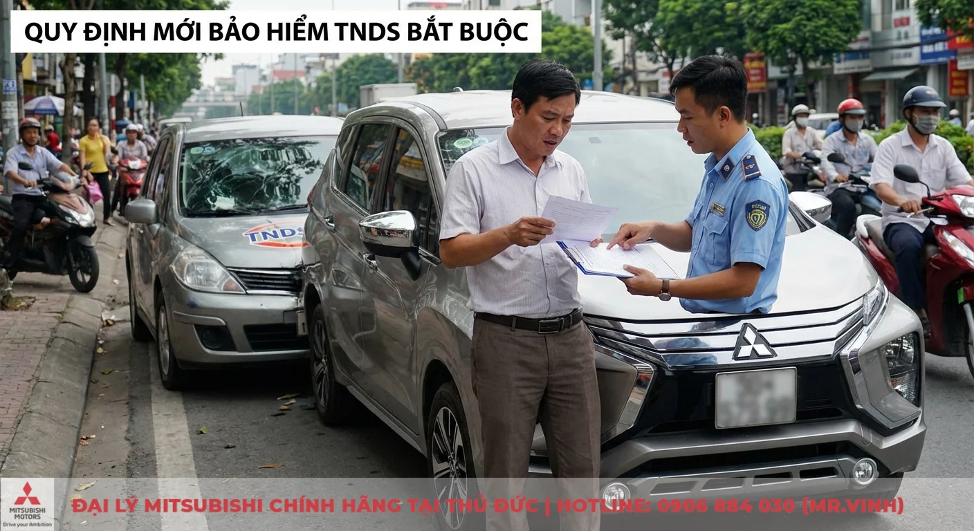 Bảo hiểm dân sự bắt buộc xe ô tô: Quy định 2026, mức phạt & cách mua 2 Quy định mới về bảo hiểm TNDS bắt buộc ô tô, bao gồm các trường hợp loại trừ khi xử lý tai nạn có cán bộ kiểm tra