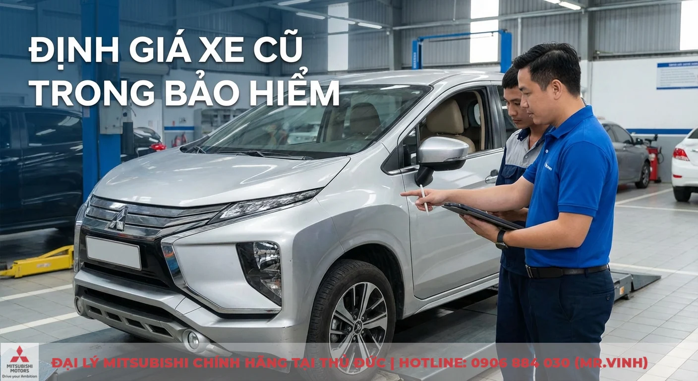 Bảo hiểm thân vỏ xe ô tô cũ: quyền lợi, hồ sơ, quy trình bồi thường 2 Khấu hao và định giá xe cũ trong bảo hiểm thân vỏ: nhân viên kiểm tra tỉ mỉ xe để đánh giá giá trị thực tế