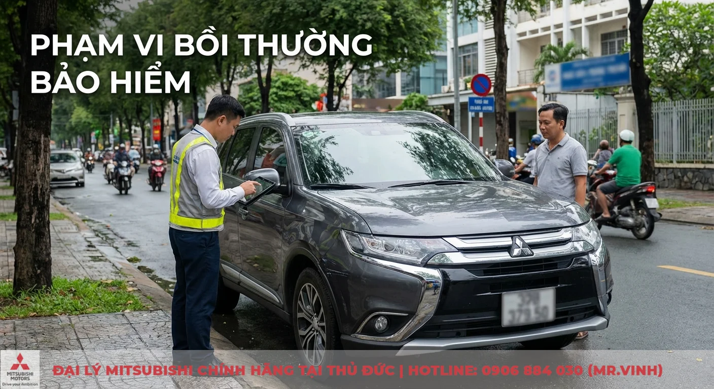 Bảo hiểm vật chất xe ô tô: Phạm vi, quyền lợi & quy trình bồi thường 2 Phạm vi bồi thường bảo hiểm ô tô bao gồm thiệt hại do tai nạn, va chạm, đang được nhân viên kiểm tra tại hiện trường