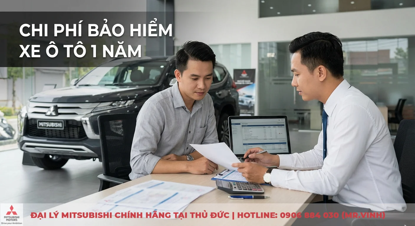 Bảo hiểm xe ô tô 1 năm bao nhiêu: phí bắt buộc, thân vỏ & bổ sung 1 Chi phí bảo hiểm xe ô tô 1 năm được tư vấn chi tiết các yếu tố ảnh hưởng, giúp lựa chọn gói tối ưu tại showroom