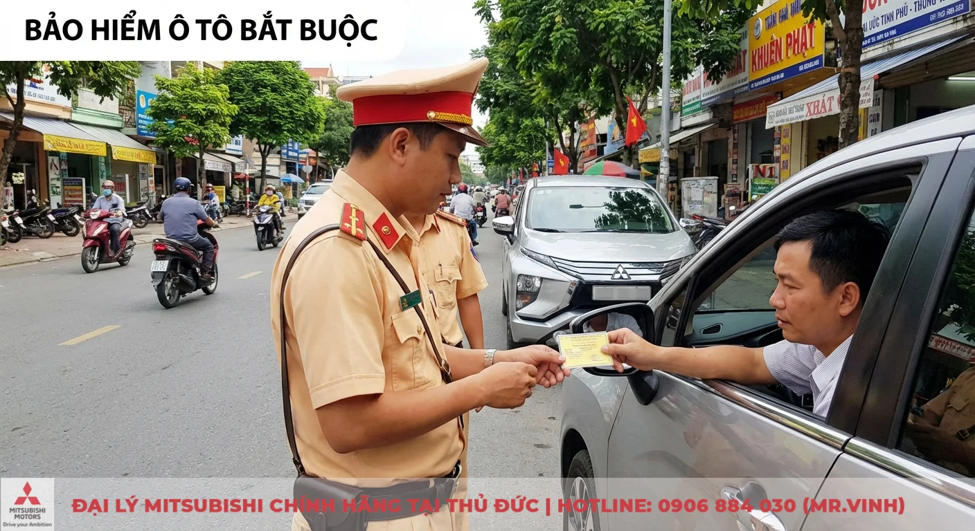 Bảo hiểm xe ô tô 1 năm bao nhiêu: phí bắt buộc, thân vỏ & bổ sung 2 Bảo hiểm ô tô bắt buộc là loại giấy tờ quan trọng, cảnh sát giao thông thường kiểm tra để đảm bảo tuân thủ pháp luật