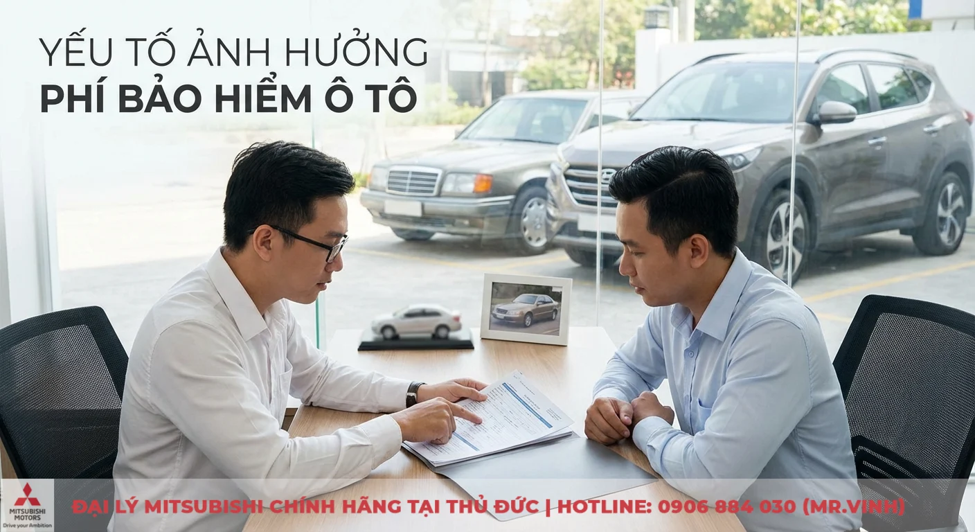 Bảo hiểm xe ô tô: Phân loại, mức phí & kinh nghiệm chọn mua 2 Chuyên viên bảo hiểm tư vấn khách hàng về các yếu tố ảnh hưởng phí bảo hiểm ô tô trước cửa hàng xe