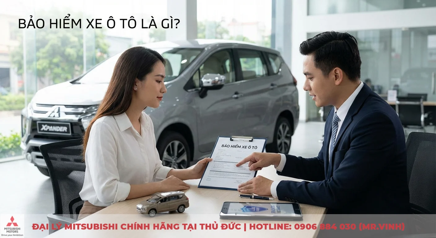 Các loại bảo hiểm xe ô tô: Phân loại, quyền lợi cần biết 1 Bảo hiểm xe ô tô là hợp đồng giúp bảo vệ tài chính, được nhân viên tư vấn chi tiết với khách hàng tại showroom