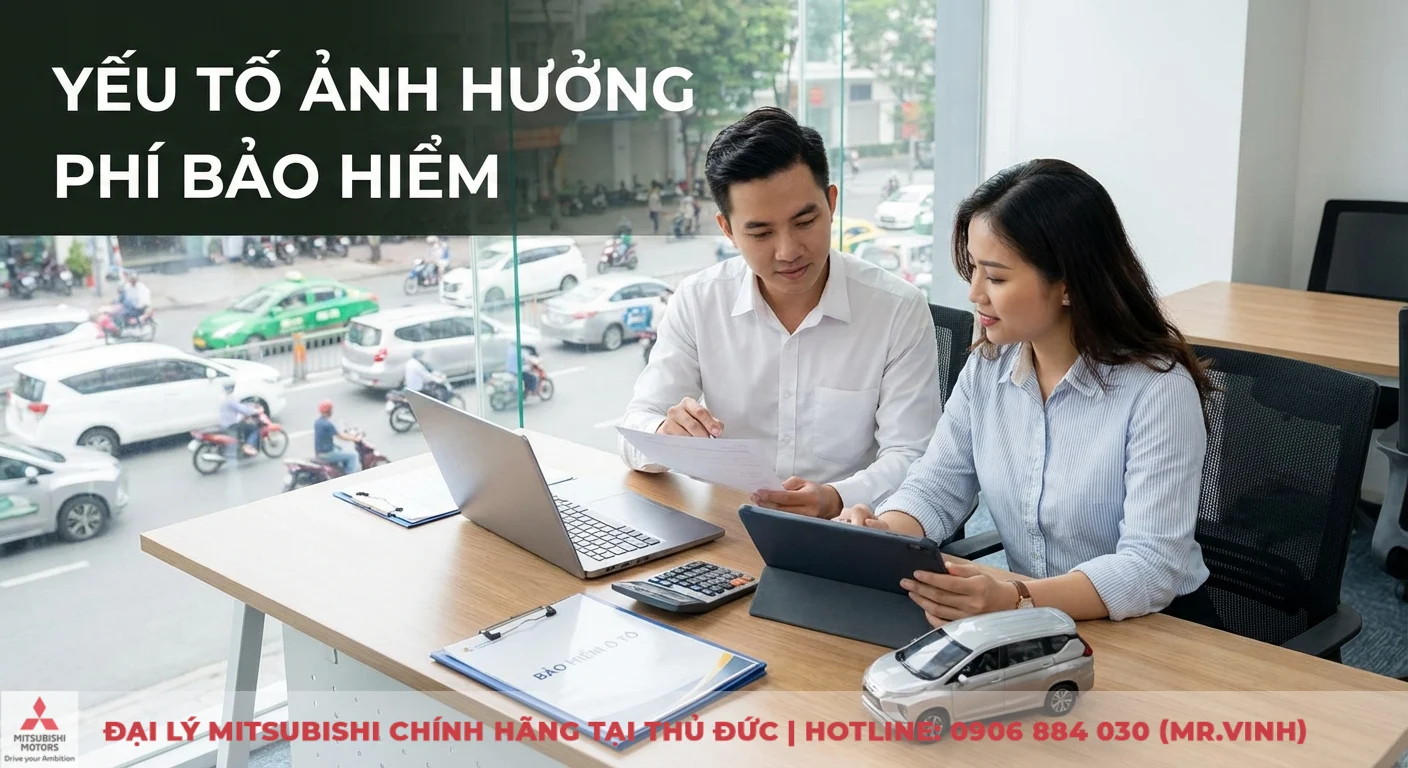 Cách tính phí bảo hiểm ô tô: Yếu tố, mẹo tối ưu cập nhật 2026 2 Yếu tố ảnh hưởng phí bảo hiểm xe ô tô khi hai người xem xét tài liệu, mô hình xe để chọn gói phù hợp