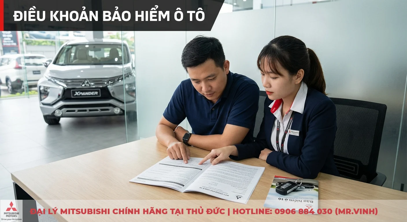 Điều khoản bảo hiểm xe ô tô: quyền lợi, loại trừ, quy trình bồi thường 1 Điều khoản bảo hiểm xe ô tô được tư vấn chi tiết từ chuyên viên, giúp khách hàng nắm rõ quyền lợi trên tài liệu tại showroom