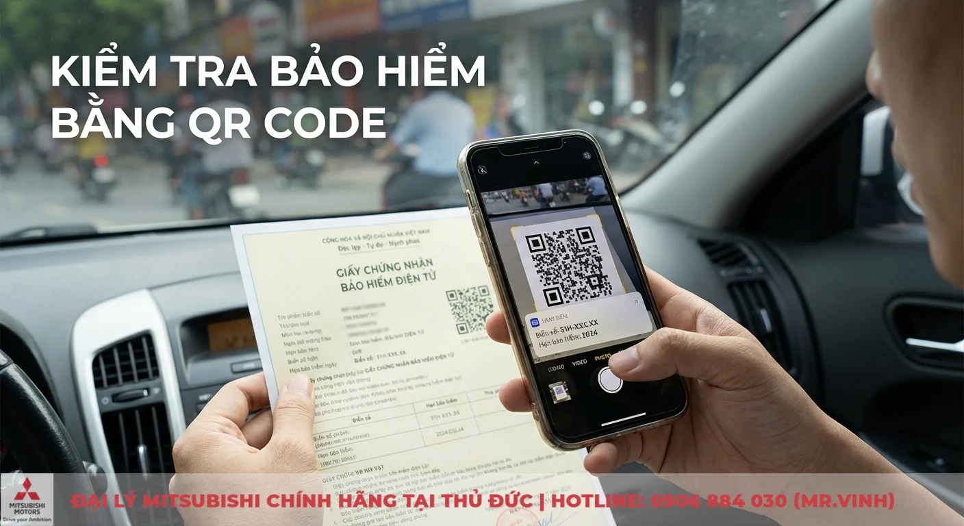 Kiểm tra bảo hiểm xe ô tô: Hướng dẫn cách check online, QR Code 2 Kiểm tra bảo hiểm xe ô tô bằng cách dùng điện thoại quét mã QR trên giấy chứng nhận bảo hiểm điện tử để xem thông tin chi tiết
