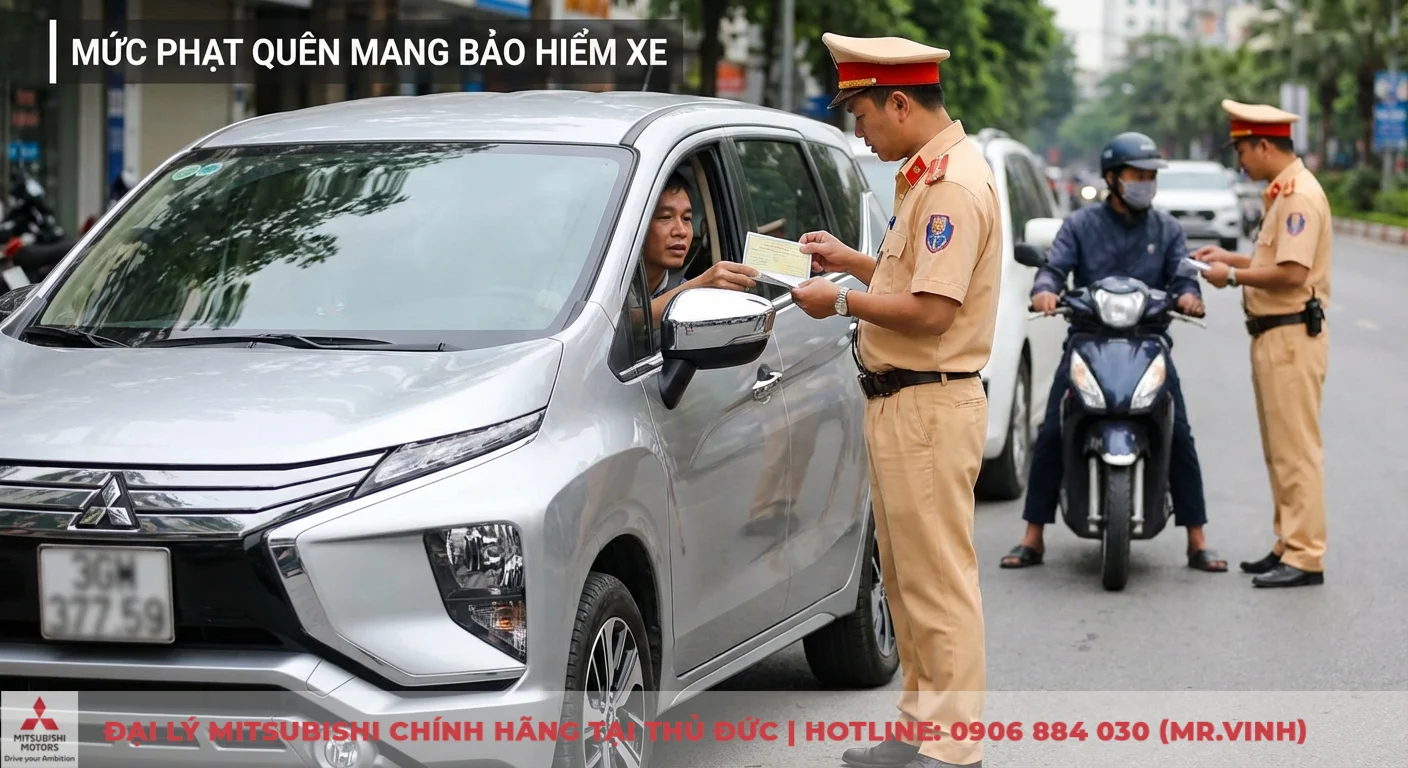 Quên mang bảo hiểm xe ô tô: Mức phạt bao nhiêu, làm sao để tránh? 2 Mức phạt quên mang bảo hiểm xe ô tô và xe máy khi bị cảnh sát giao thông kiểm tra, xử phạt theo quy định