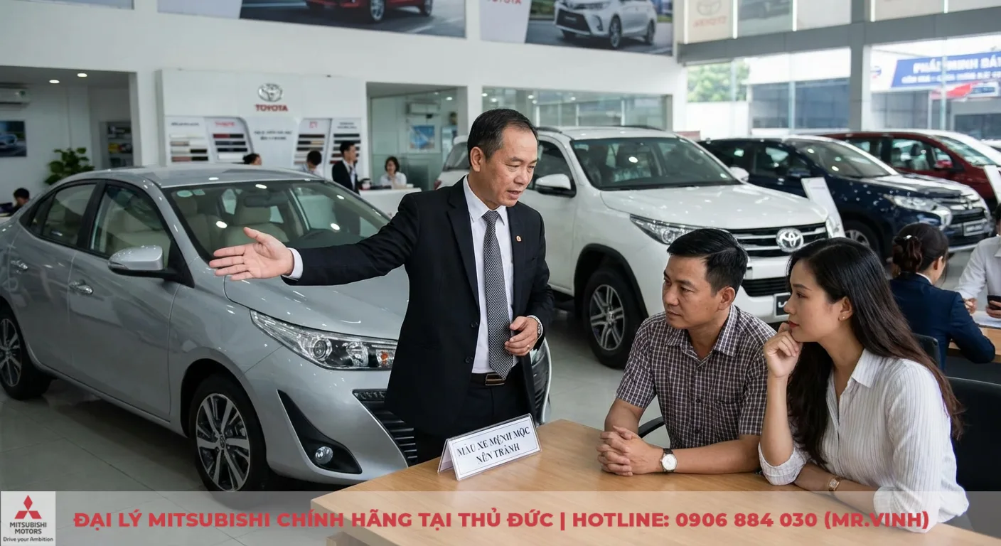 Người mệnh Mộc mua xe ô tô màu gì hợp phong thủy? 2 Màu xe mệnh Mộc nên tránh để không gặp xui rủi khi chọn xe, được tư vấn tại showroom có bảng ghi rõ