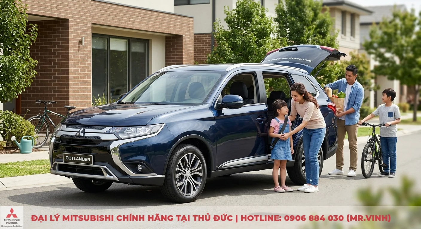 So sánh Nissan X-Trail và Mitsubishi Outlander: Chọn xe nào tốt hơn? 3 Mitsubishi Outlander 2019 nổi bật với không gian nội thất rộng rãi và tính năng an toàn, phù hợp với gia đình khi di chuyển