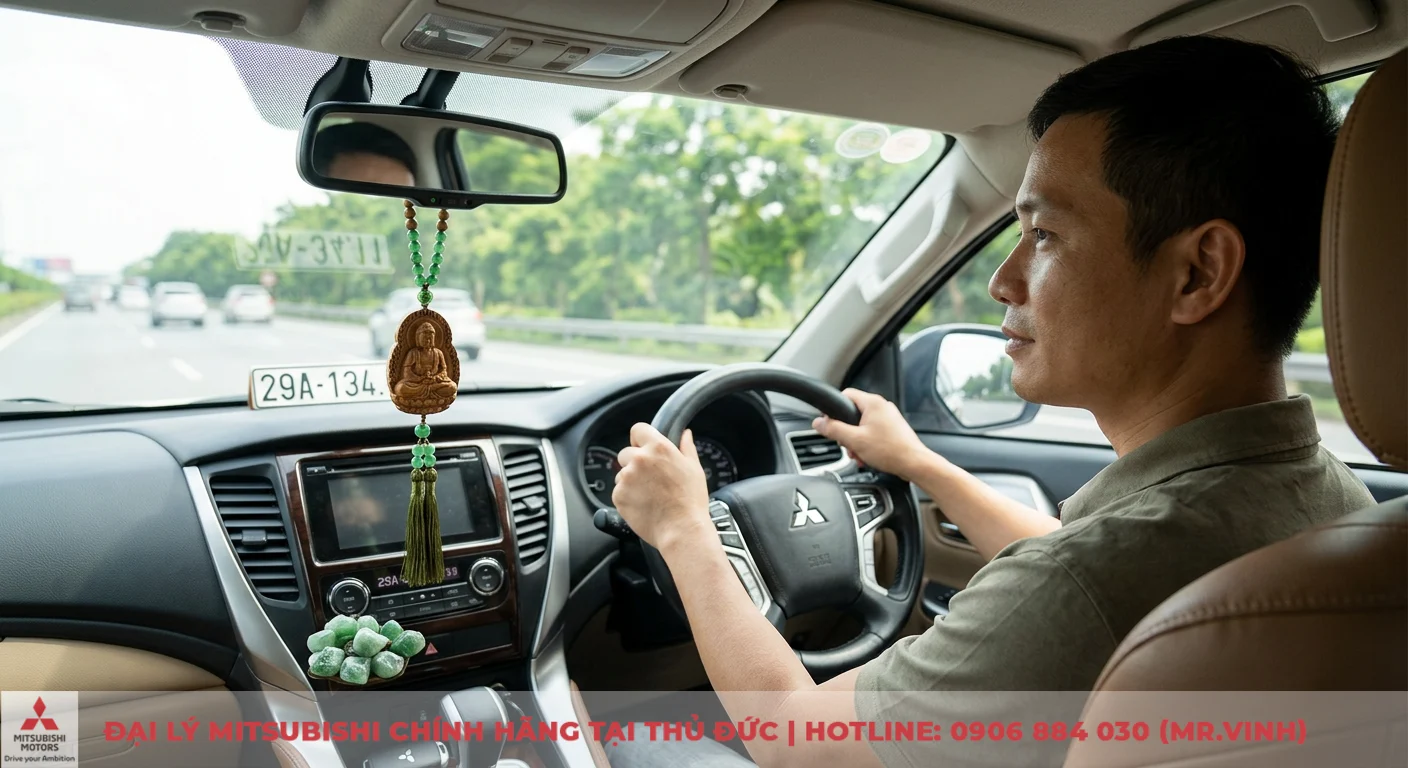 Tuổi Canh Thân mua xe màu gì hợp phong thủy, mang lại may mắn? 3 Các yếu tố phong thủy hỗ trợ tài lộc, bình an cho xe ô tô: vật phẩm treo xe tượng Phật gỗ, đá và biển số xe